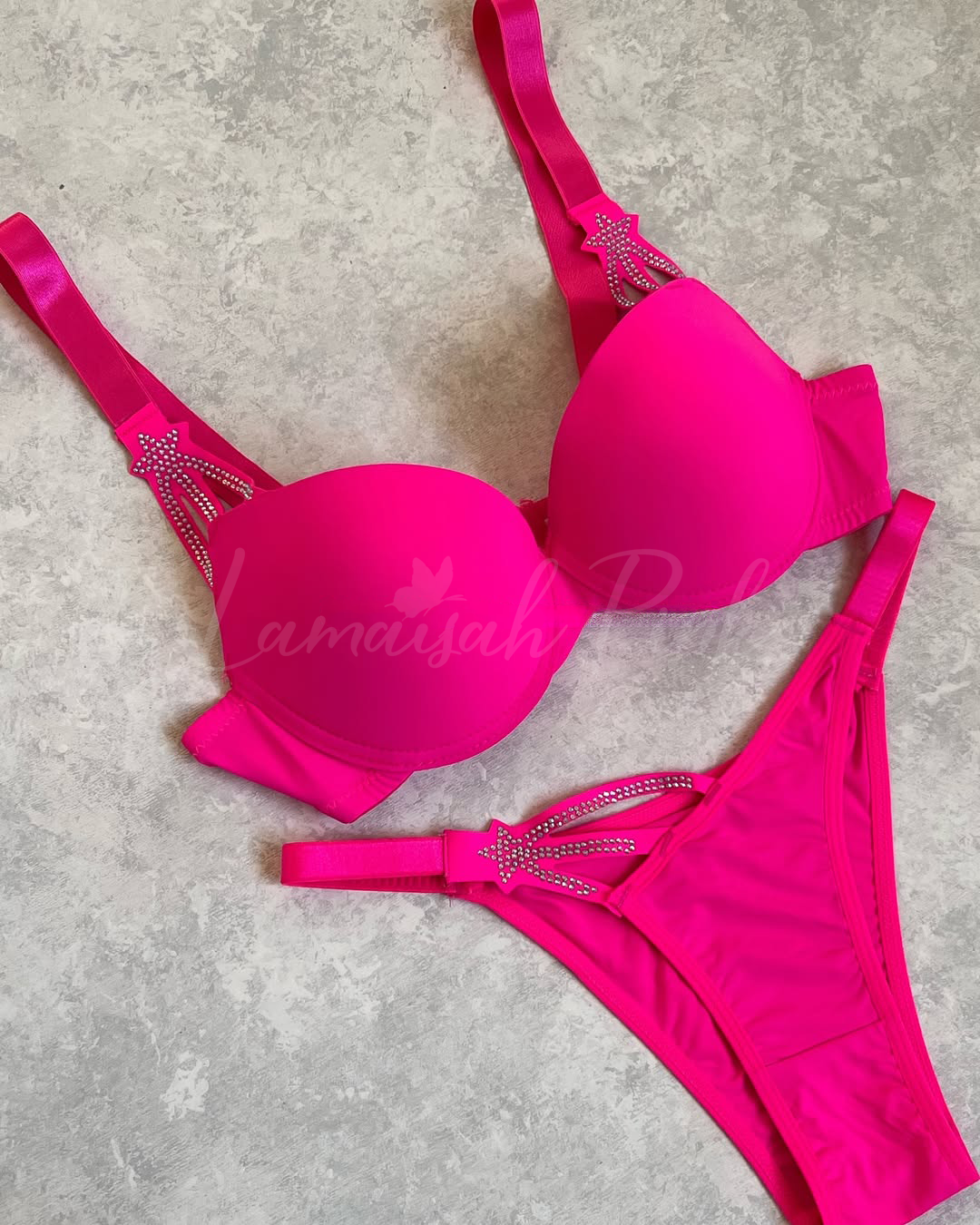 Star VS Pink Bra Set(Imported & Original)