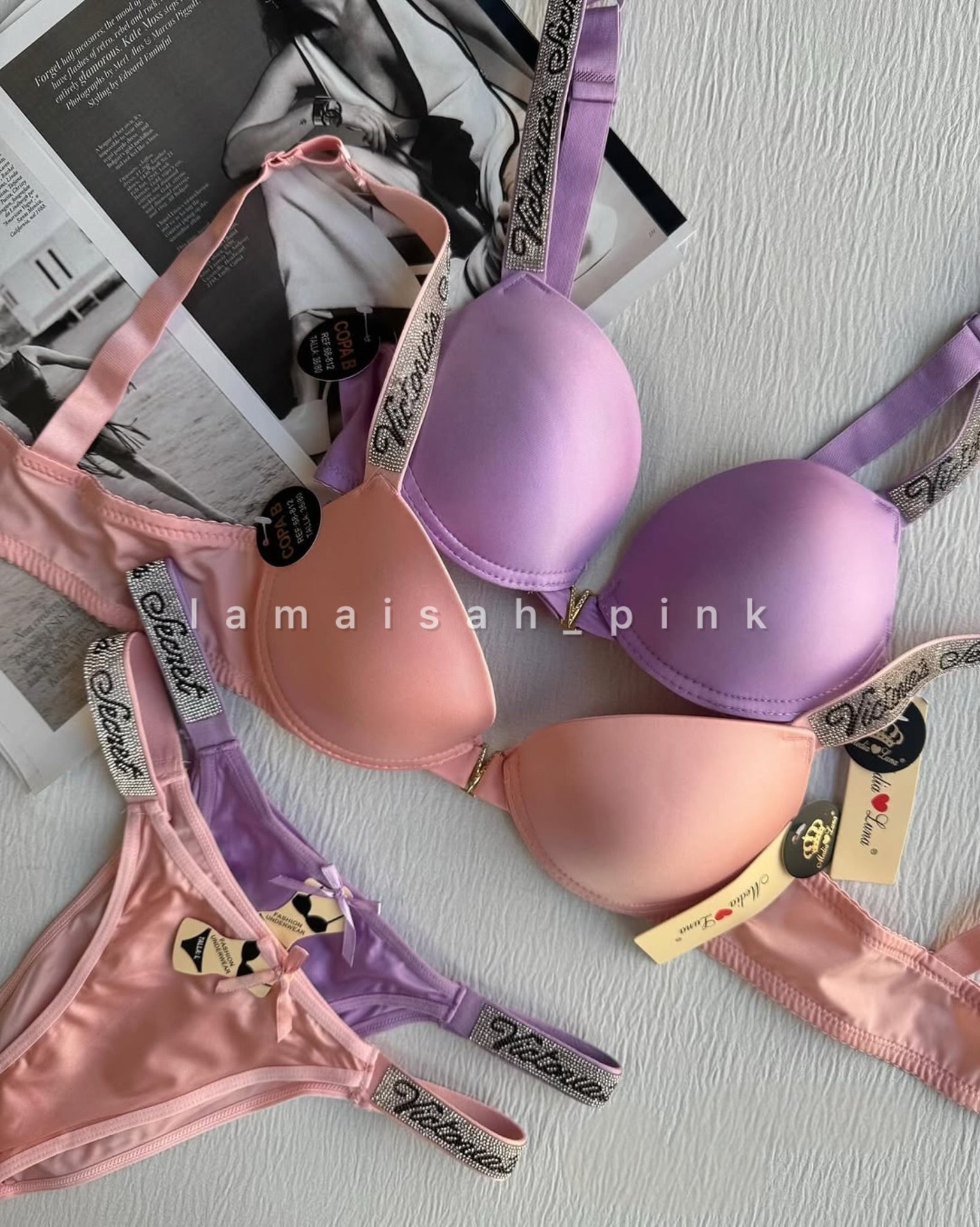 Victor*a's Secret V in the Centre Bra Set
