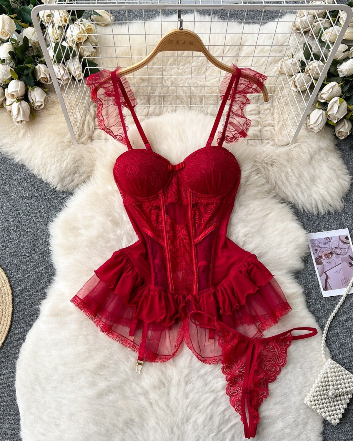 Slay the Scene Bustier Lingerie Set